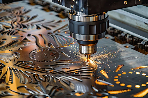 CNC machining (short for Computer Numerical Control machining) is a manufacturing process that utilizes computer-controlled machines to cut and form metals into intricate components. 